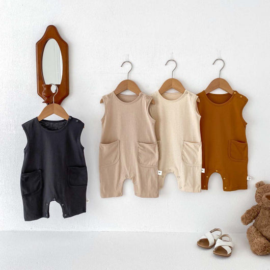 Enterizo Nórdico Minimalista para Bebé - Unisex sin Mangas