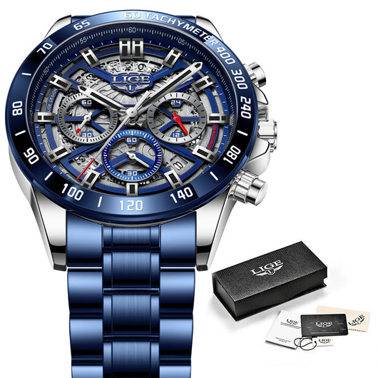Reloj Multifuncional de Cuarzo Hueco con Diseño Innovador y Resistencia al Agua - Image 14