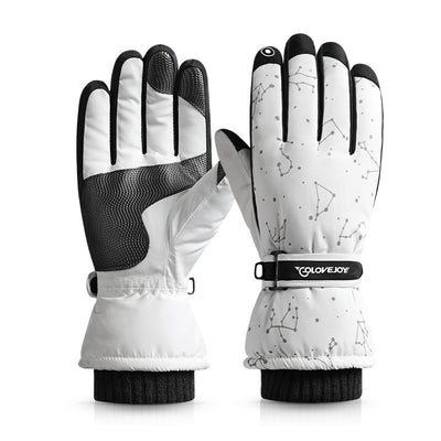 Guantes Térmicos Acolchados para Ciclismo con Relleno de Terciopelo y Algodón - Image 44