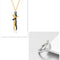 Love Hug Necklace Unisex Men Women Couple Jewelry Simple Temperament Clavicle Chain Valentines Day Lover Gift Negro Dorado set1