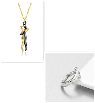 Collar Abrazo de Amor - Joyería Unisex para Parejas - Image 25