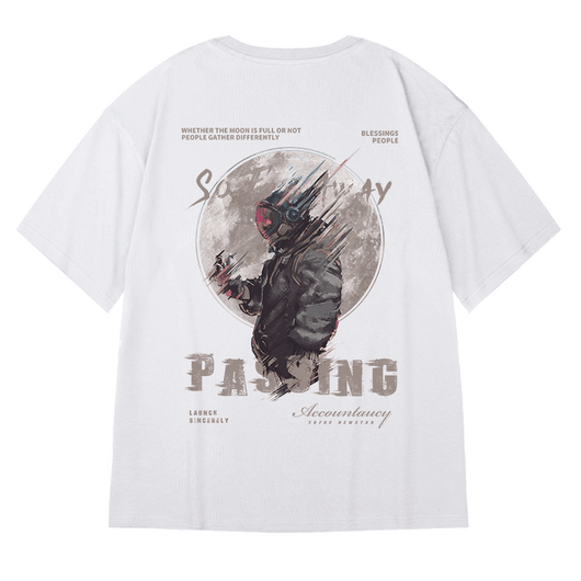 Camiseta Suelta de Gran Tamaño para Hombre - Estilo Personalidad - Image 11