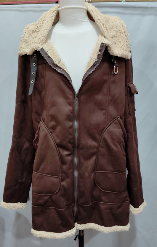 Chaqueta Táctica Militar para Hombre con Cuello de Piel y Forro Polar - Image 7