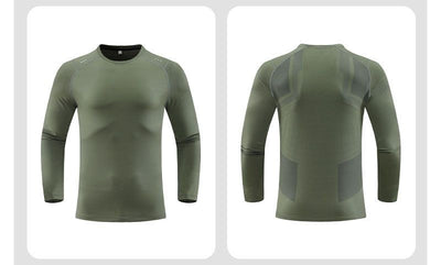 Camiseta Deportiva de Compresión Manga Larga Transpirable - Image 11