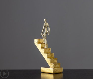 Escultura Decorativa de Pensador Creativo - Figura de Resina Retro para Oficina y Hogar - Image 2