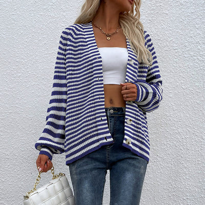 Cardigan con Botones Estilo Europeo Americano - Image 17