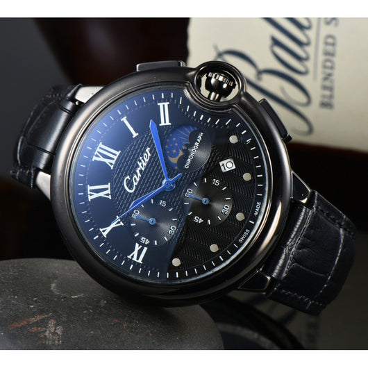 Reloj de Negocios para Hombre con Correa de Goma - Image 11