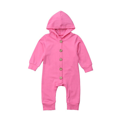 Jumpsuit Hoodie de Color Sólido - Image 7