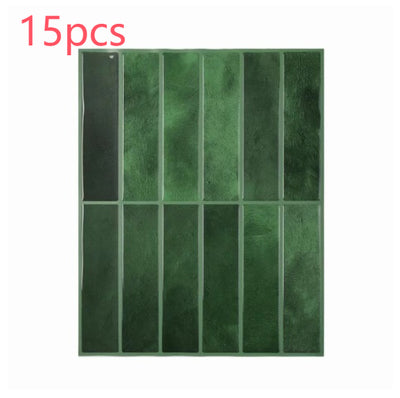 Adhesivo de Pared 3D Estéreo Resistente al Agua y Calor - Papel Tapiz Autoadhesivo para Cocina y Baño - Image 28