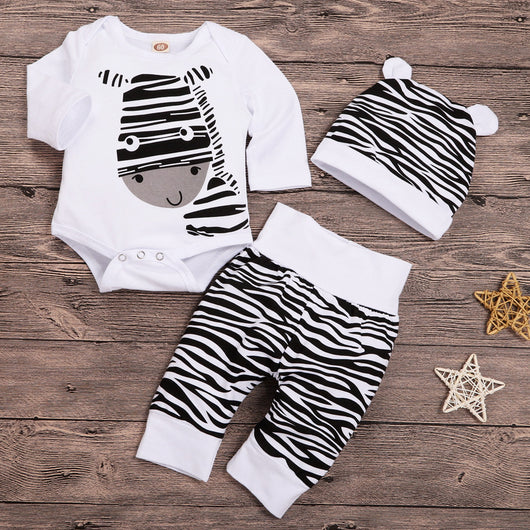 Pijama Enterizo para Bebé con Estampado Cebra - Manga Larga - Image 12