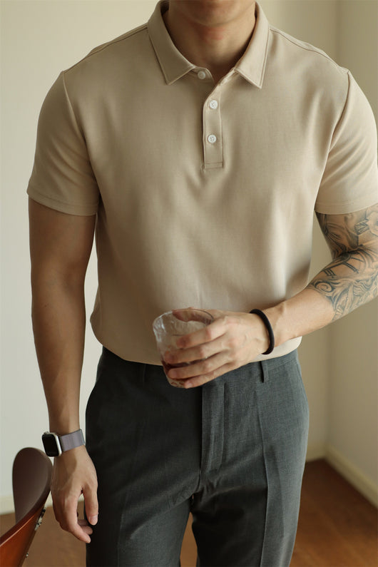Polo Ejecutivo Primavera Verano Hombre Manga Corta - Image 11