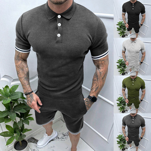 Camiseta Casual con Solapa y Botones para Hombre - Image 4