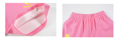 Pantalones Deportivos Anchos con Estampado de Letras para Mujer - Image 11