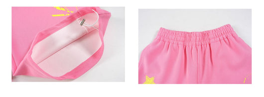 Pantalones Deportivos Anchos con Estampado de Letras para Mujer - Image 11