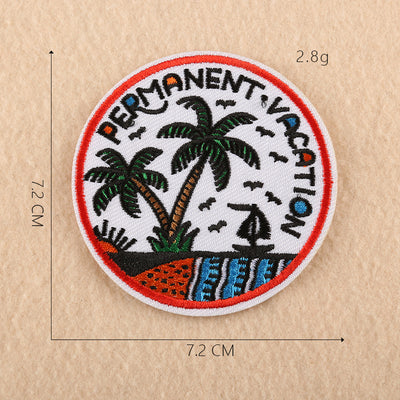 Parches Bordados Redondos con Adhesivo - Insignias de Tela Personalizables - Image 14