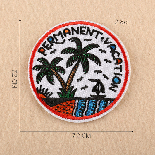 Parches Bordados Redondos con Adhesivo - Insignias de Tela Personalizables - Image 14