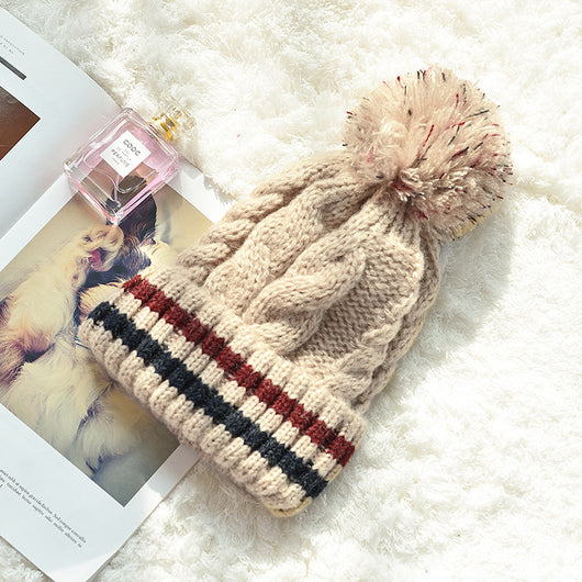 Gorro de Lana Gruesa Abrigado Versátil para Invierno - Image 17