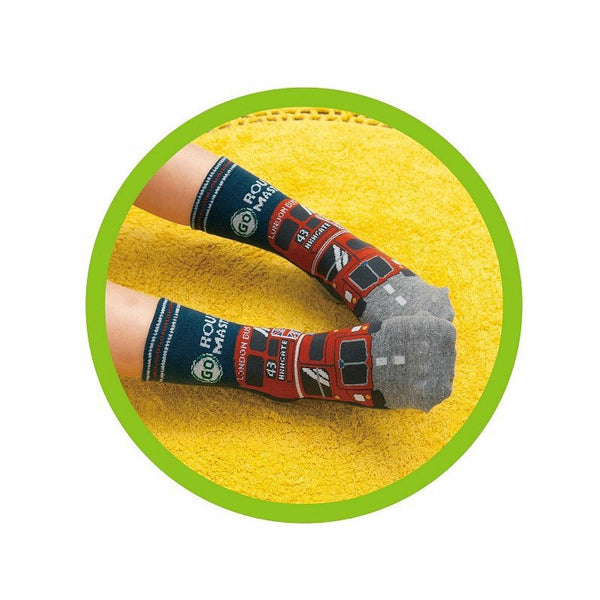 Calcetines Infantiles con Estampado de Autos