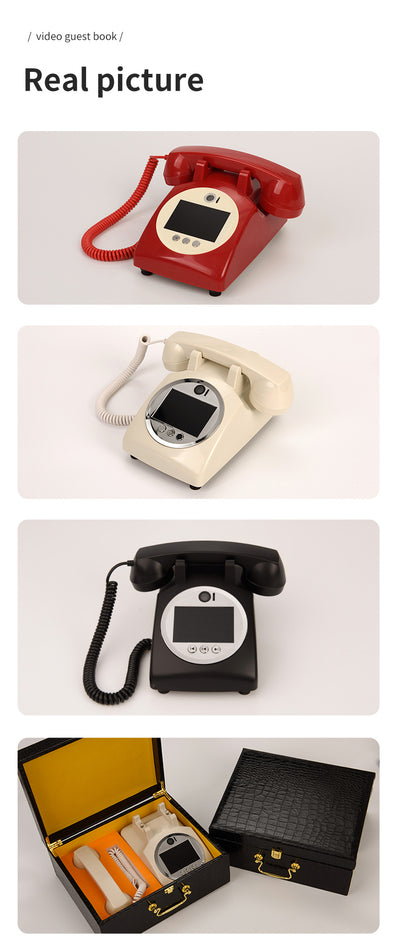 Teléfono Retro Vintage Libro de Visitas Interactivo para Bodas y Fiestas - Image 10