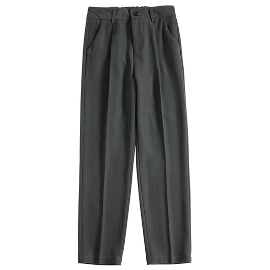 Pantalón de Vestir Mujer Cintura Alta Corte Holgado Largo Capri - Image 11