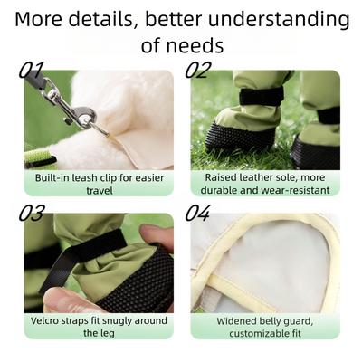 Pantalones Impermeables Reflectantes para Perros - Ajustables y Resistentes a Manchas - Image 14