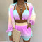 Women's Printed Beachwear Swimsuit Three Pieza Juego - Ref 26