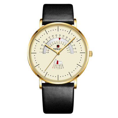 Reloj de Hombre Lujo Malla Acero Inoxidable Resistente al Agua con Calendario - Image 9