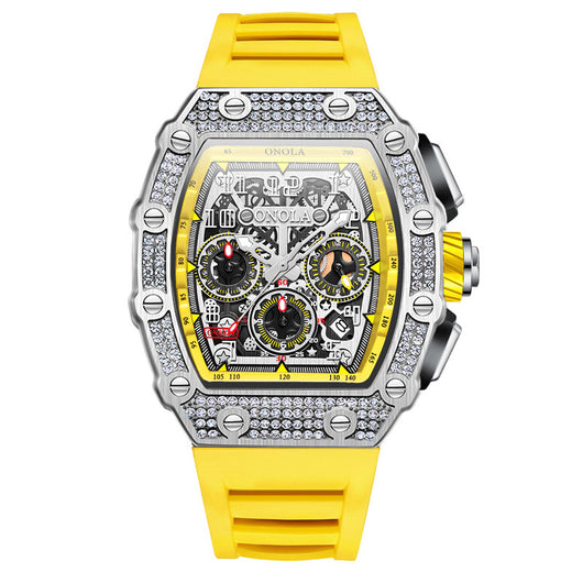 Reloj Mecánico Multifuncional con Diamantes - Elegancia y Precisión - Image 11