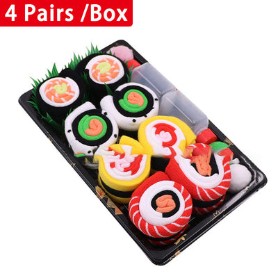 Calcetines de Algodón Peinado Transpirables - Caja Sushi Medianos - Image 3