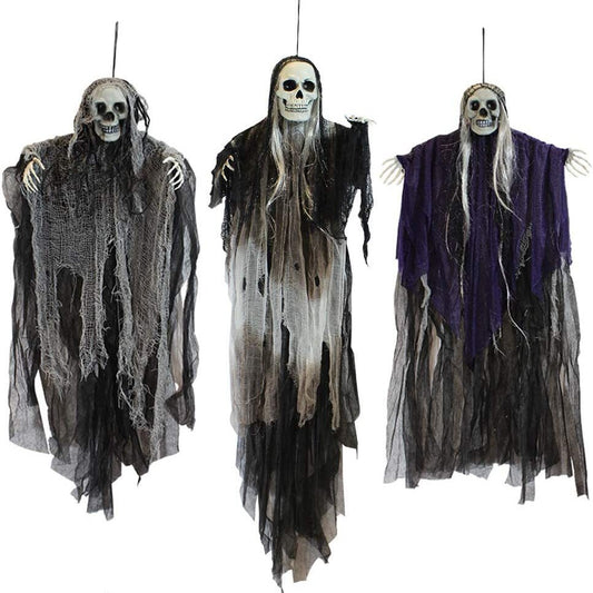 Juego de 3 Fantasmas Colgantes para Decoración de Halloween - Image 2