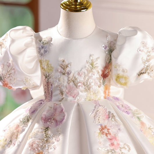 Vestido de Lujo para Presentación de Piano - Disfraz de Actuación Infantil - Image 4