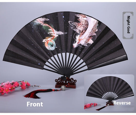 Abanico Plegable de la Serie Antigua Han Chinese Clothes Match - Image 17