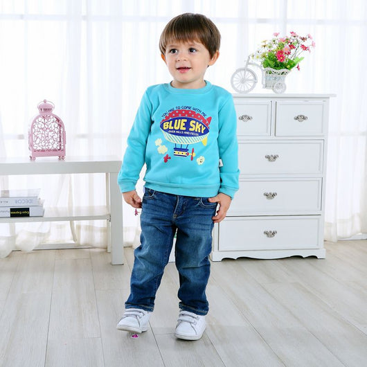 Suéter Infantil Cuello Redondo Manga Larga Base - Image 36