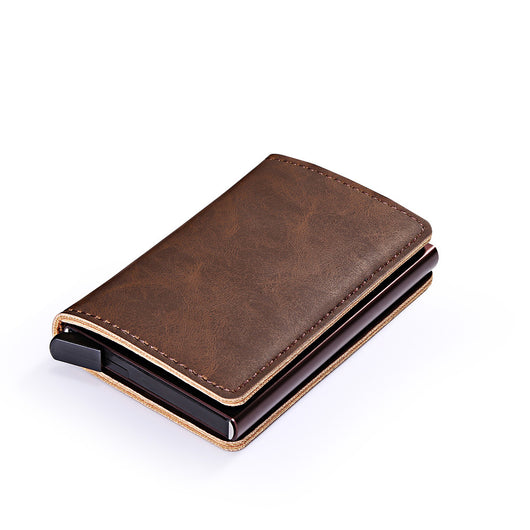 Billetera de Cuero con Protección RFID y Cierre Automático Antirrobo - Image 11