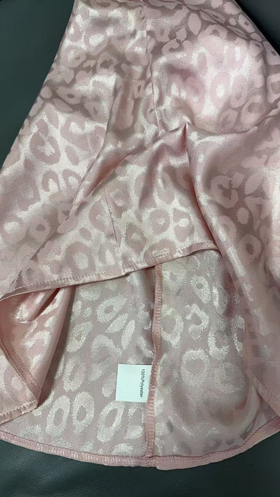 Blusa Satinada Suelta de Manga Corta para Mujer - Image 14