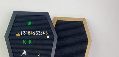 Pizarra Decorativa de Fieltro y Madera para Mensajes y Fotografía - Image 6