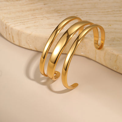 Pulsera de Acero Inoxidable con Apertura Ajustable - Image 4