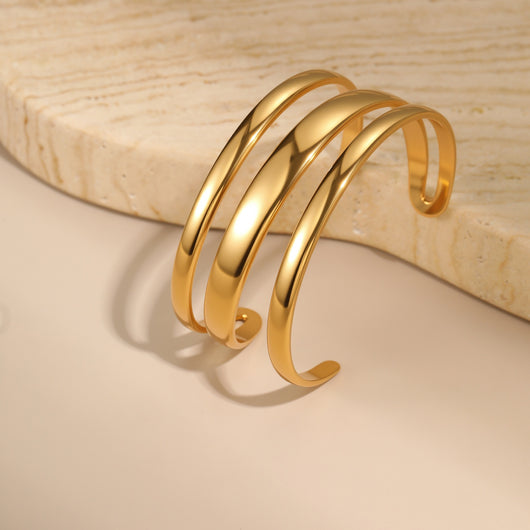 Pulsera de Acero Inoxidable con Apertura Ajustable - Image 4