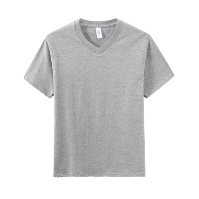 Camiseta de Algodón Puro Cuello V Hombre - Ajuste Relajado - Image 10