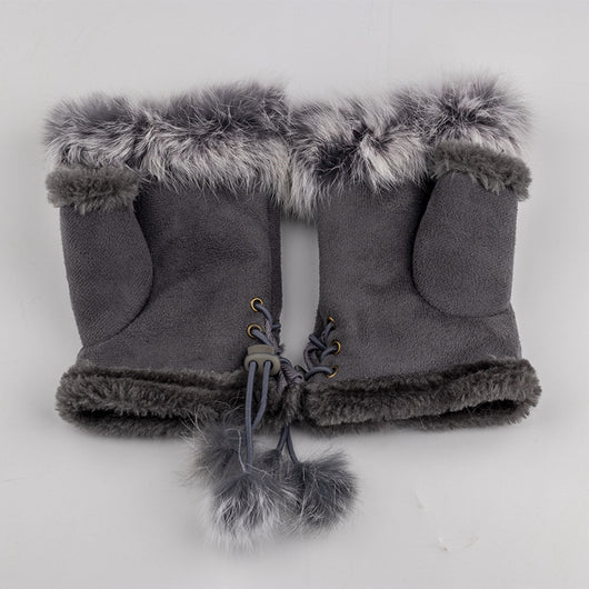 Guantes Mitones de Conejo Invierno para Damas - Teclado y Pantalla Táctil - Image 19