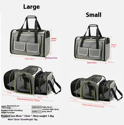 Transportín Felino Extensible Portátil con Ventilación Mejorada - Image 10