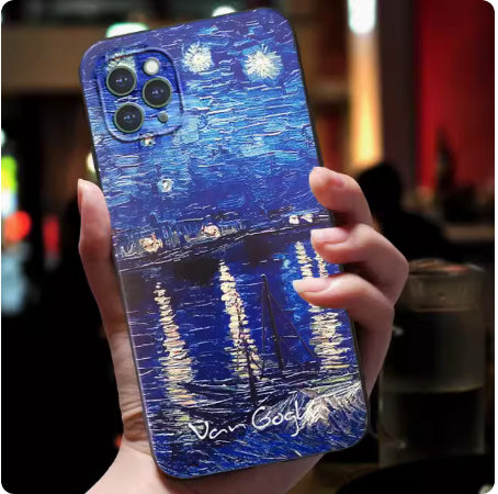 Funda 3D Cielo Estrellado Van Gogh para Celular - Image 3