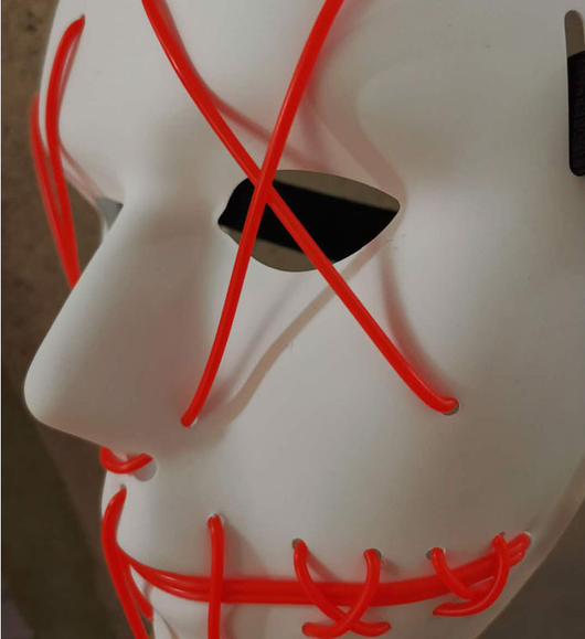 Máscara LED Brillante para Todo el Rostro - Halloween - Image 27