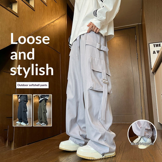 Pantalones Rectos Anchos para Hombre - Image 6