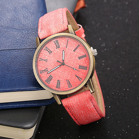 Pulsera Reloj Fashion de Denim para Mujer - Estilo Explosivo - Image 8