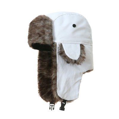 Gorro Piloto Impermeable de Invierno con Forro de Algodón