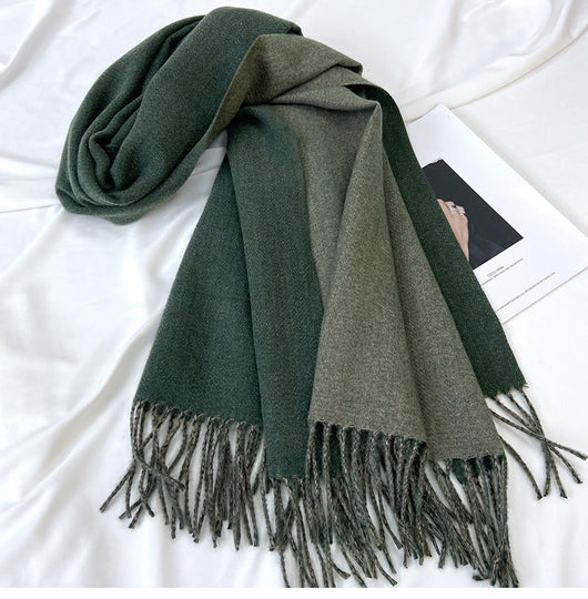 Bufanda de Cachemira para Mujer - Combinación de Colores Otoño Invierno - Image 53