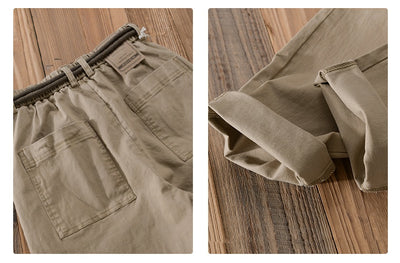Pantalones Overol Japoneses Holgados para Hombre - Image 29