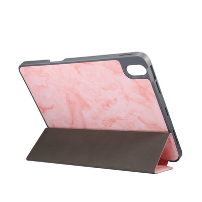 Funda Tri-fold para Tablet 9" con Ranura para Bolígrafo y Diseño Marmolado - Image 13