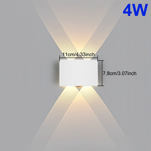 Lámpara de Pared LED Telescópica Blanca Resistente al Agua - Image 6